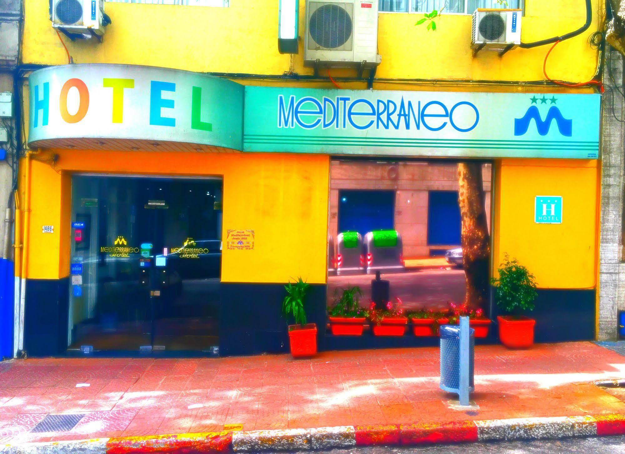 Hotel Mediterraneo 蒙得维的亚 外观 照片